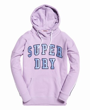 Superdry Alicia Boyfriend Női Kapucnis Pulóver Lila | VTIEQ4032